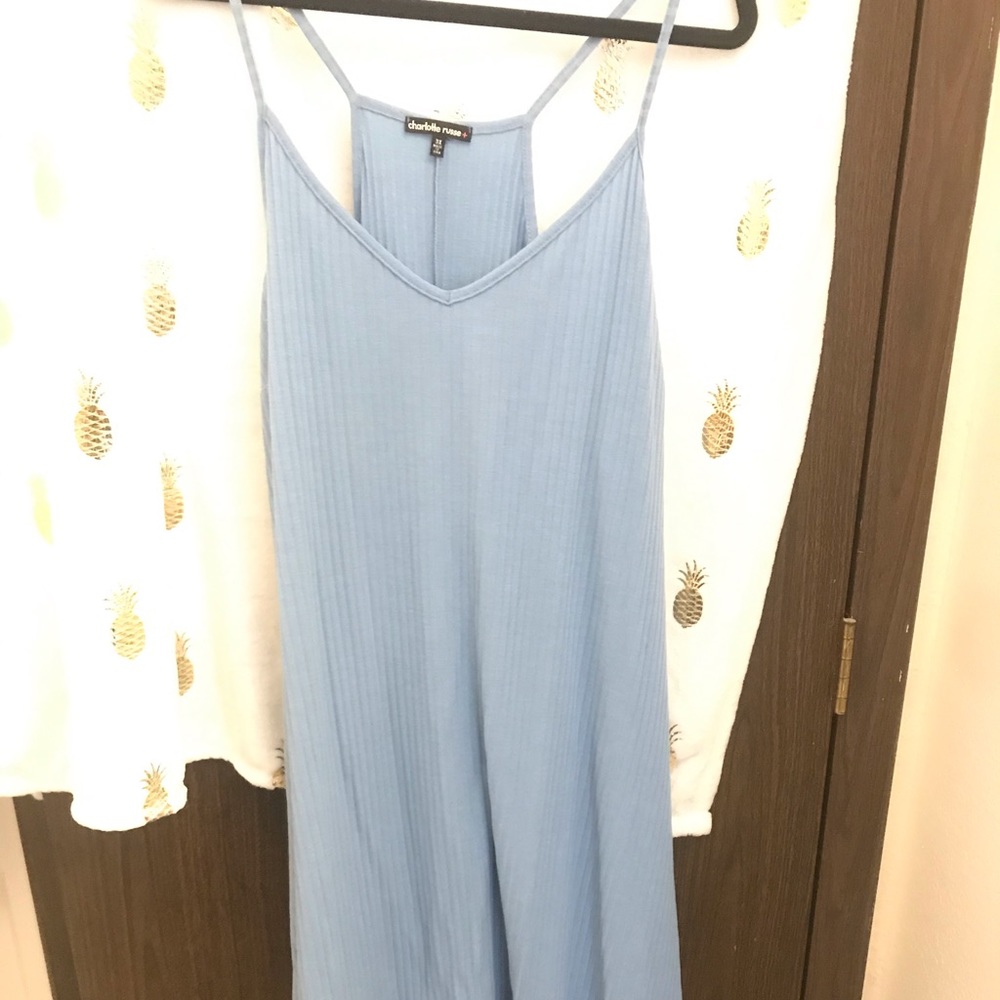 Charlotte Russe Baby Blue Plus Size Dress